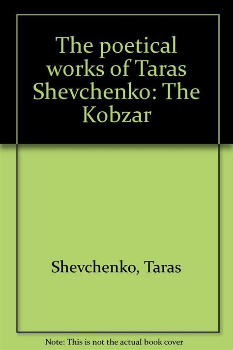 the poetical works of taras shevchenko the kobzar PDF