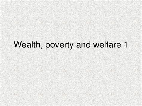 the poverty of welfare the poverty of welfare Epub