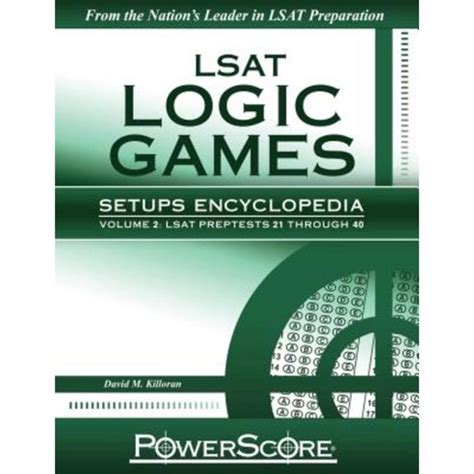 the powerscore lsat logic games setups encyclopedia volume 2 powerscore test preparation Doc