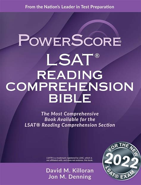 the powerscore lsat reading comprehension bible Kindle Editon