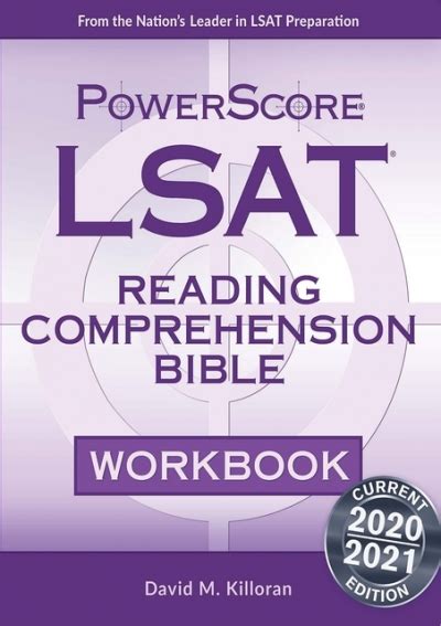 the powerscore lsat reading comprehension bible workbook PDF