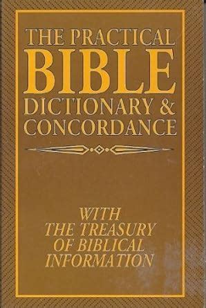the practical bible dictionary and concordance PDF