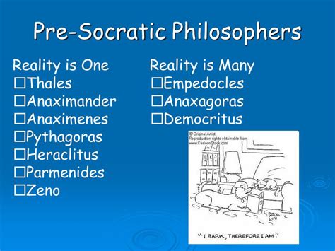 the presocratic philosophers the presocratic philosophers Reader