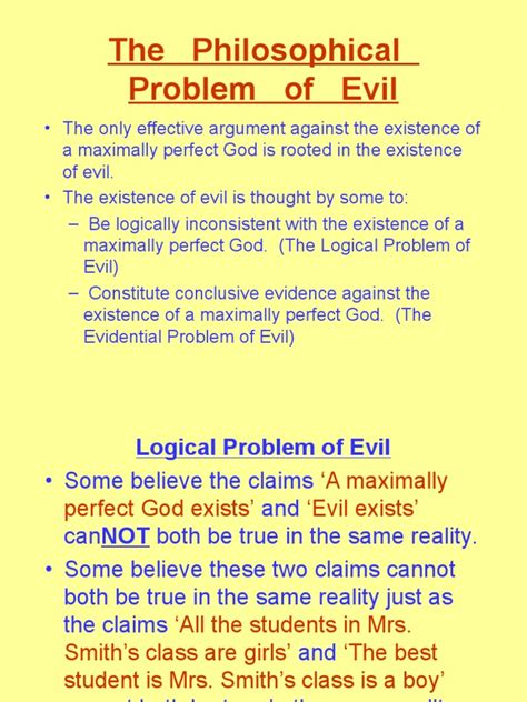 the problem of evil polity key concepts in philosophy PDF