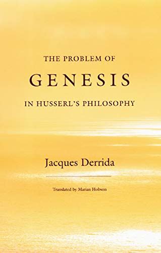 the problem of genesis in husserls philosophy Epub