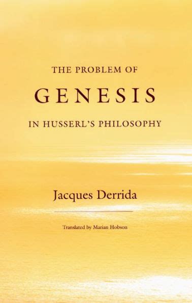 the problem of genesis in husserls philosophy Epub