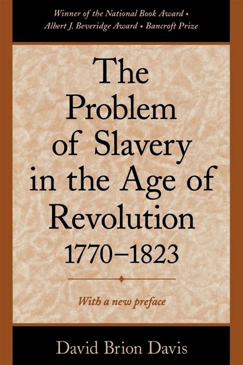 the problem of slavery in the age of revolution 1770 1823 PDF