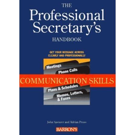 the professional secretarys handbook PDF