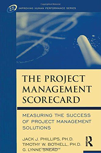 the project management scorecard improving human performance Reader