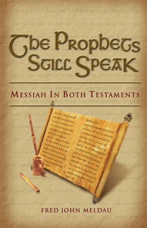 the prophets still speak messiah in both testaments Reader