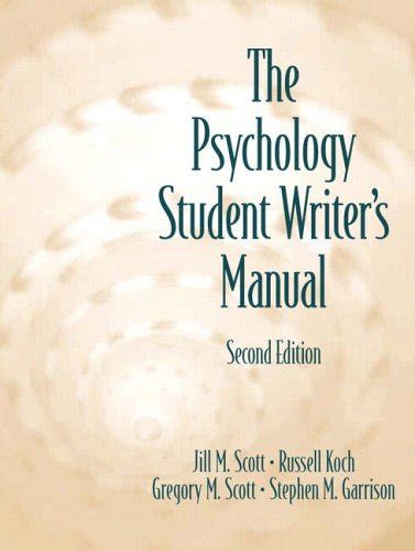 the psychology student writers manual 2nd edition Epub