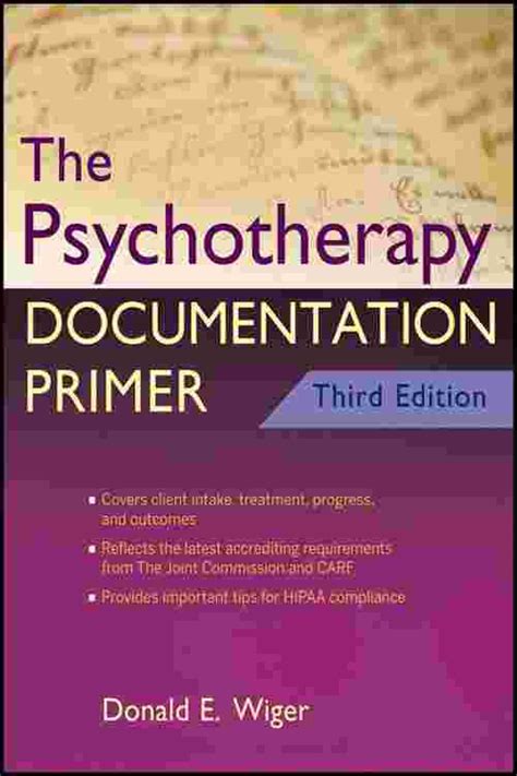 the psychotherapy documentation primer Kindle Editon