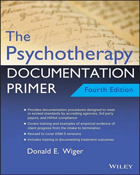 the psychotherapy documentation primer Kindle Editon