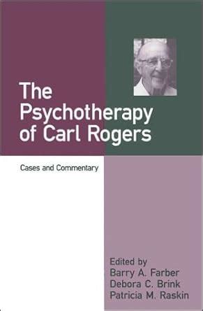 the psychotherapy of carl rogers cases and commentary PDF