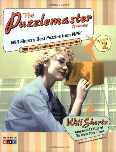 the puzzlemaster presents volume 2 will shortzs best puzzles from npr other Epub