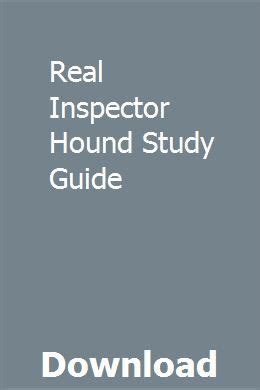 the real inspector hound study guide Doc