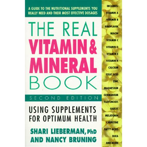 the real vitamin and mineral book the real vitamin and mineral book Reader