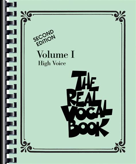 the real vocal book volume 1 high voice second edition PDF