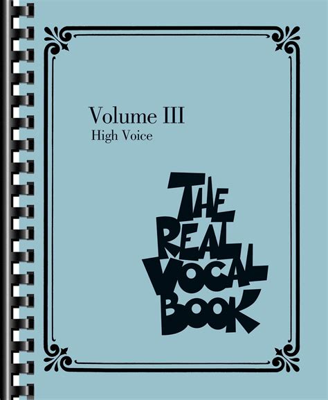 the real vocal book volume iii high voice Kindle Editon