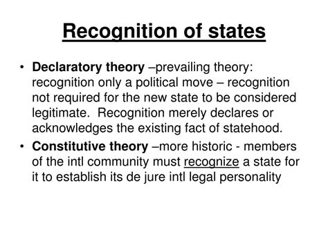 the recognition of states the recognition of states Doc