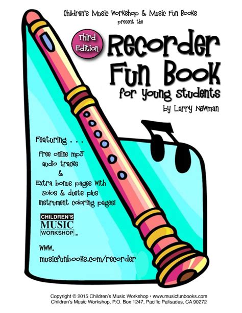 the recorder fun book for young students Kindle Editon