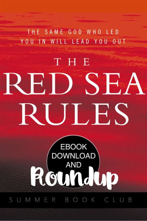 the red sea rules Ebook PDF