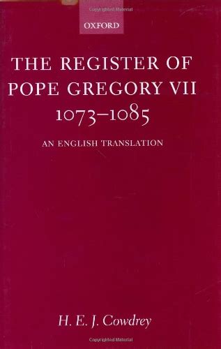 the register of pope gregory vii 1073 1085 an english translation Reader
