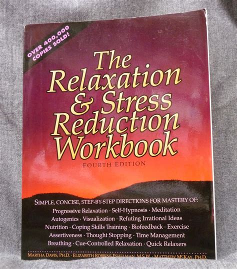 the relaxation and stress reduction workbook Reader