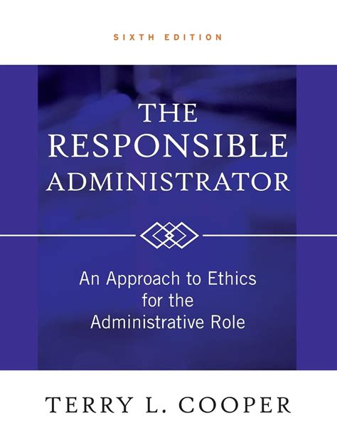 the responsible administrator an approach to Epub