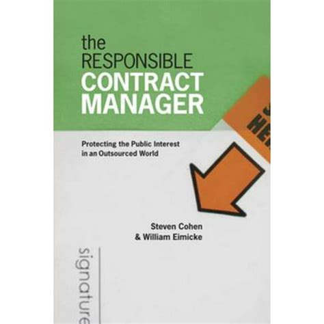 the responsible contract manager the responsible contract manager Doc