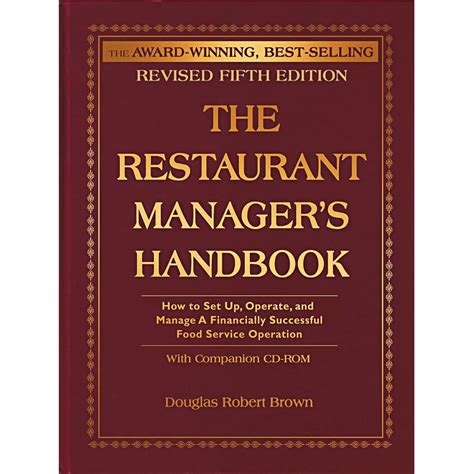 the restaurant manager s handbook the restaurant manager s handbook Epub