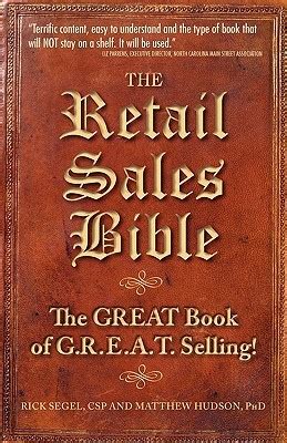 the retail sales bible the great book of g r e a t selling PDF
