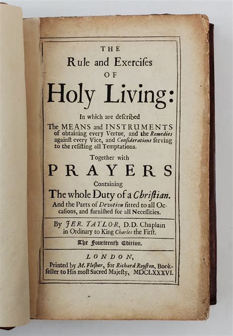 the rule and exercises of holy living Kindle Editon
