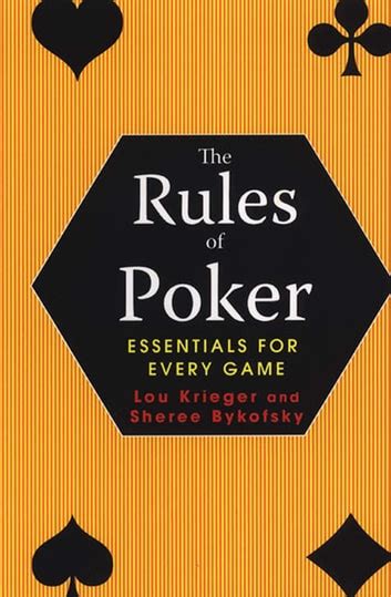 the rules of poker essentials for every game Doc