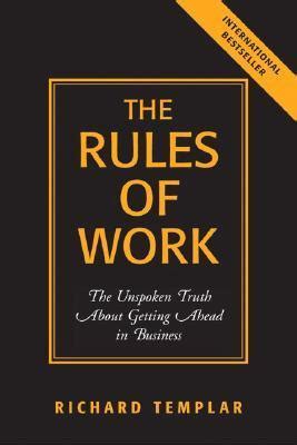 the rules of work richard templar pdf Reader