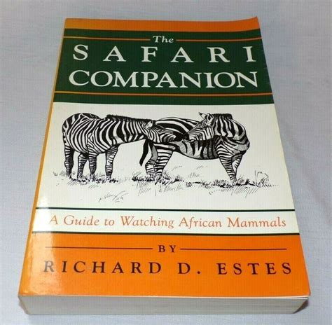 the safari companion a guide to watching african mammals Doc