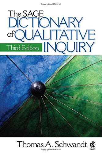 the sage dictionary of qualitative inquiry paperback Reader