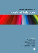 the sage handbook of industrial relations Epub