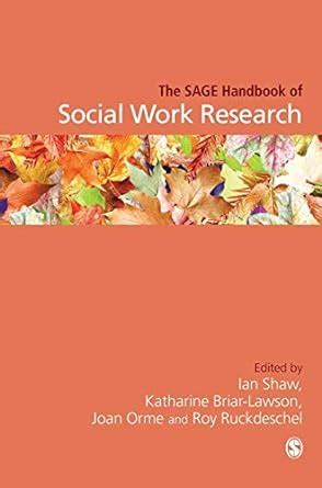 the sage handbook of social work research sage handbooks Reader