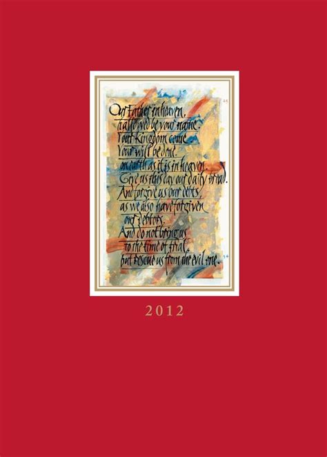 the saint johns bible 2012 engagement calendar PDF