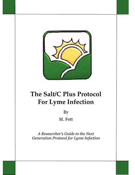 the salt or c plus protocol for lyme infection Reader