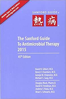 the sanford guide to antimicrobial therapy 2015 PDF