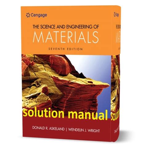 the science engineering of materials askel solution manual Epub