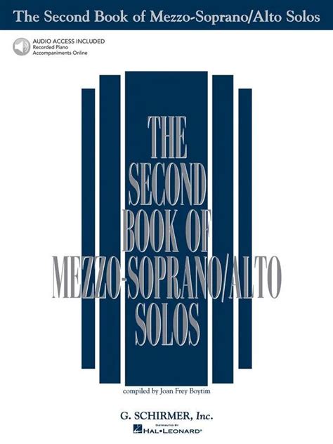 the second book of mezzo soprano or alto solos Epub