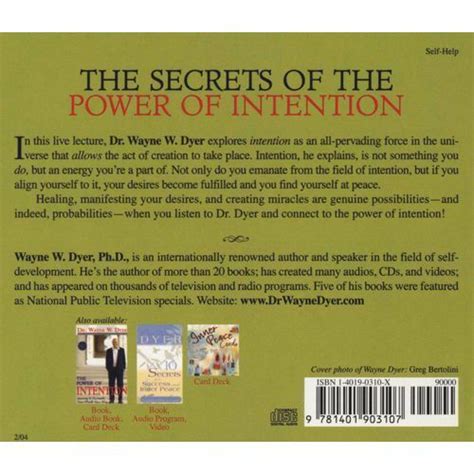 the secrets of the power of intention PDF