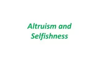 the selfish altruist the selfish altruist PDF