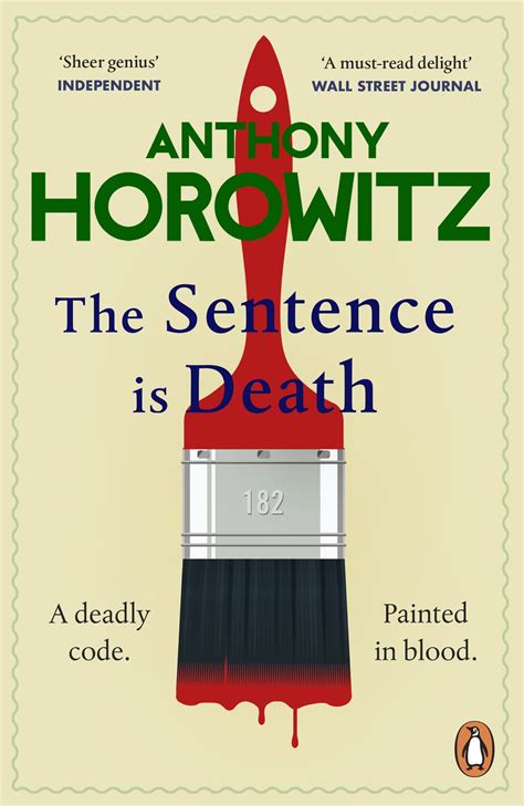 the sentence is death anthony horowitz Reader