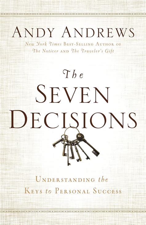 the seven decisions understanding the keys to personal success PDF