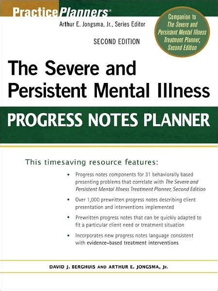 the severe and persistent mental illness progress notes planner Reader