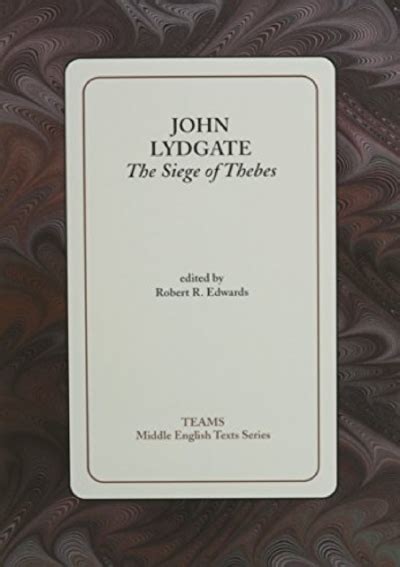 the siege of thebes teams middle english texts kalamazoo Reader